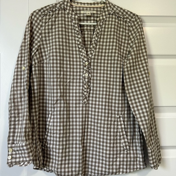 Banana Republic Gingham Blouse - Picture 4 of 6